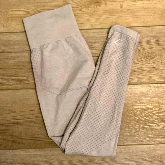 GYMSHARK Grey Vital Seamless Leggings - Picture 2 of 2